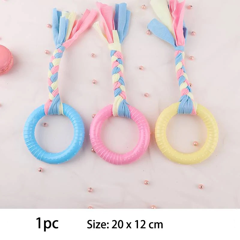 TPR Knot Chew Toys for Small Dogs