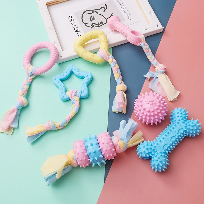 TPR Knot Chew Toys for Small Dogs