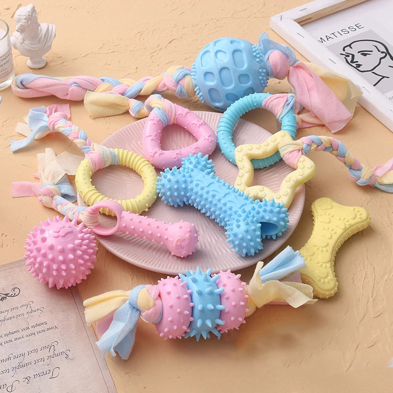 TPR Knot Chew Toys for Small Dogs