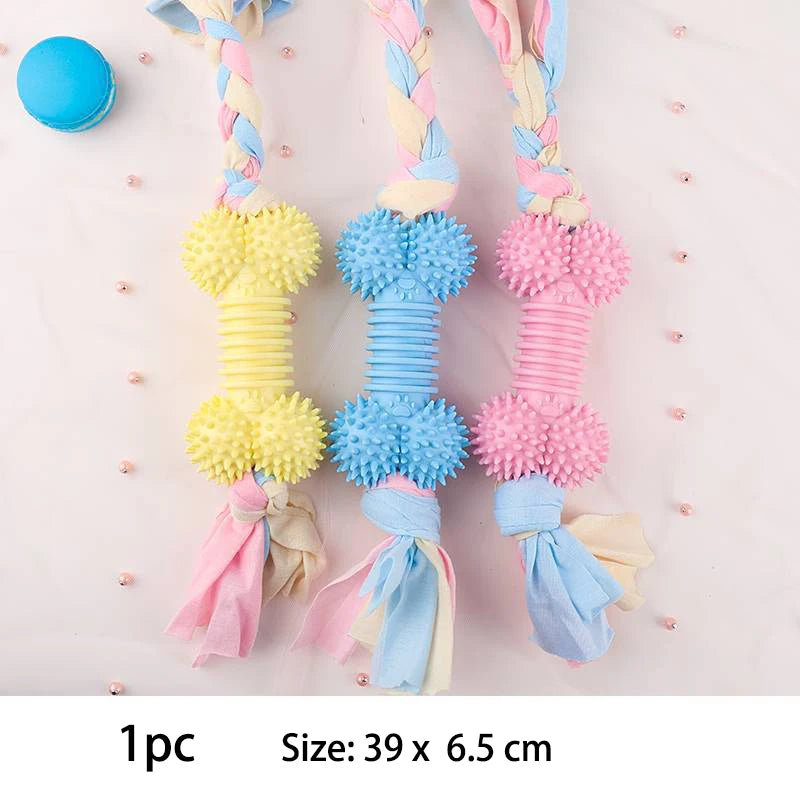 TPR Knot Chew Toys for Small Dogs