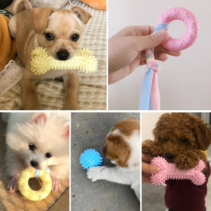 TPR Knot Chew Toys for Small Dogs