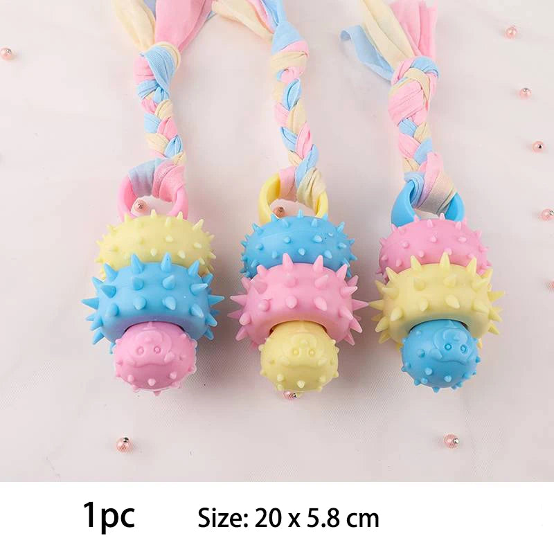 TPR Knot Chew Toys for Small Dogs
