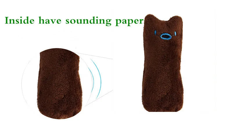 Interactive Catnip Plush Chew Toy for Cats