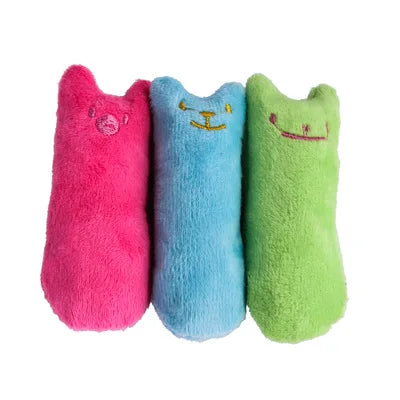 Interactive Catnip Plush Chew Toy for Cats