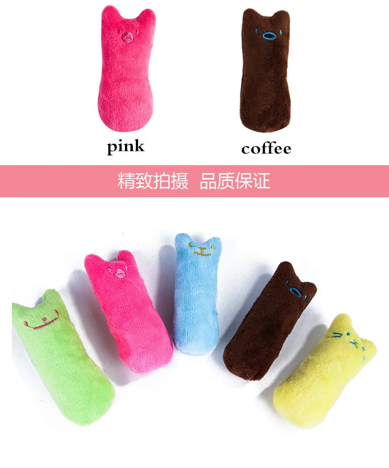 Interactive Catnip Plush Chew Toy for Cats