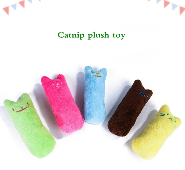 Interactive Catnip Plush Chew Toy for Cats