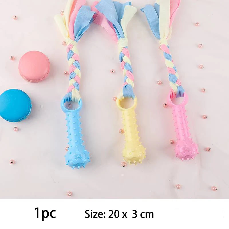 TPR Knot Chew Toys for Small Dogs