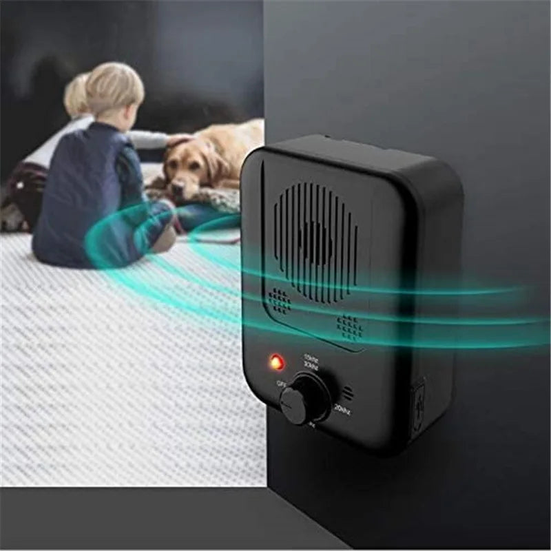-Level Ultrasonic Dog Repeller – Outdoor Anti-Barking Training Device