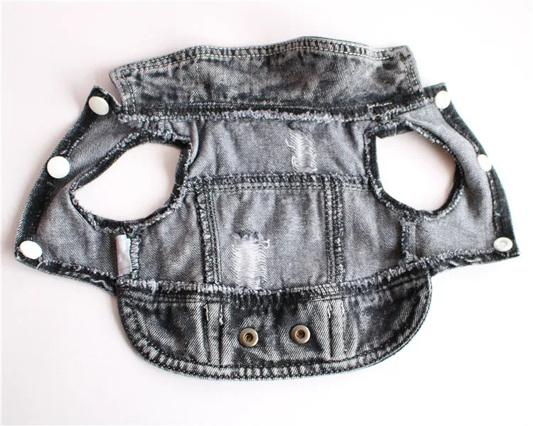 Dog Denim Jacket – Lightweight Jean Coat for Small & Medium Dogs