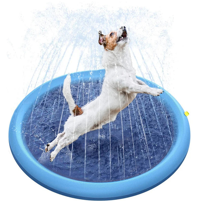 Pet Splash Pad – Inflatable Water Sprinkler Pool for Dogs (150/170cm)