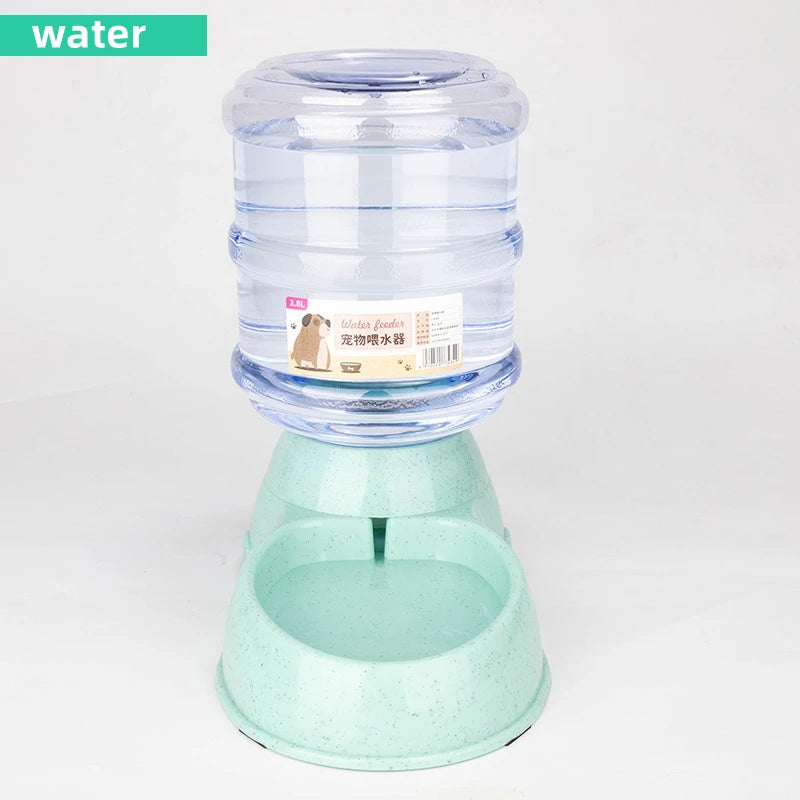 Large Capacity Pet Feeder Bowl Set – Automatic Water Dispenser for Cats & Small Dogs