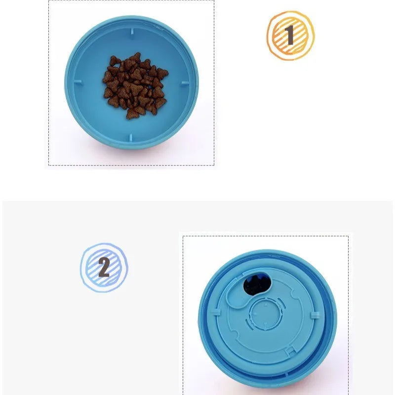 Adjustable Interactive Food Dispensing Slow Feeder Toy