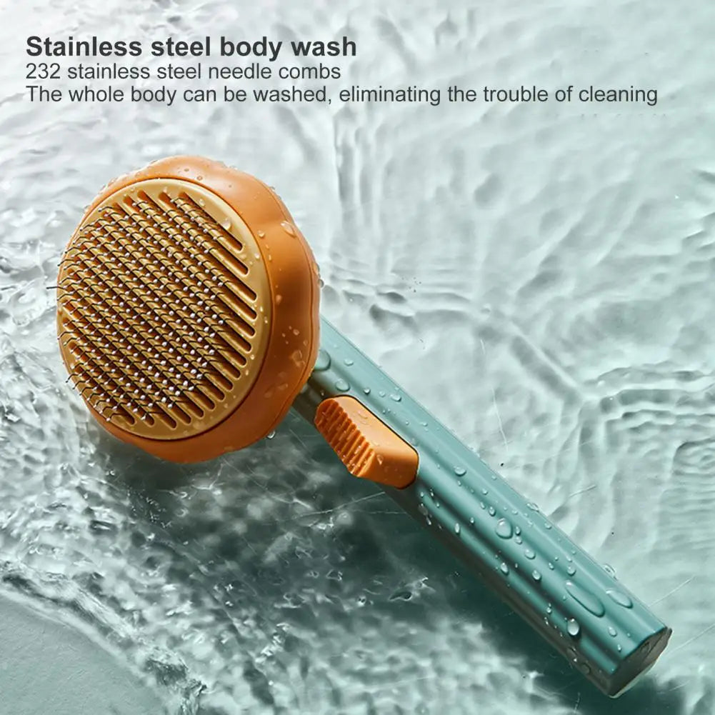 One-Click Washable Slicker Brush for Pets
