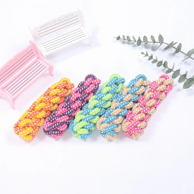 Interactive Dog Rope Toy Set – Chew Balls & Mini Toys for Puppies & Small Dogs