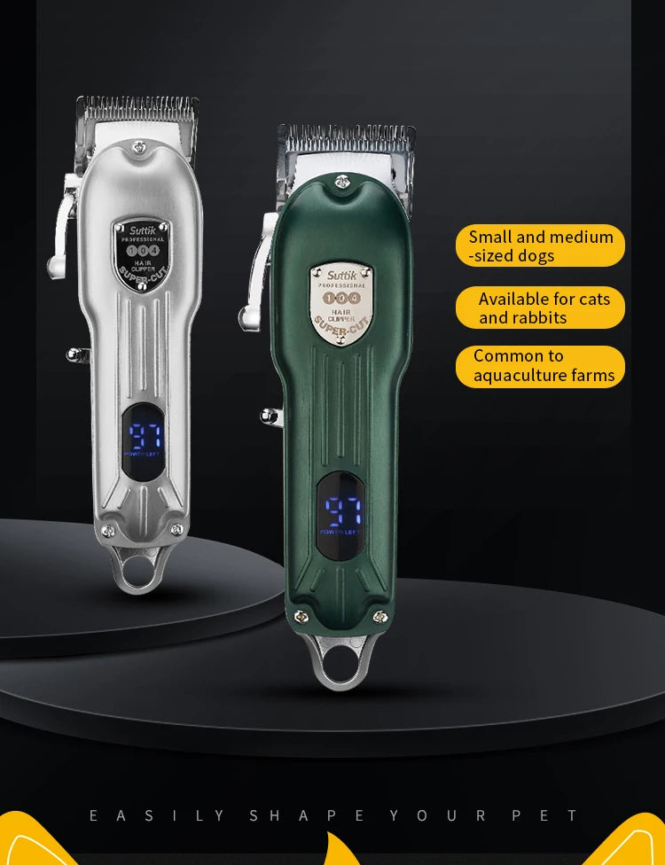 Professional Rechargeable Dog Hair Clipper