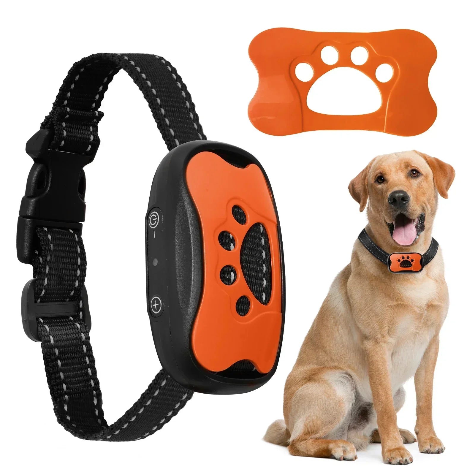 USB Rechargeable Ultrasonic Anti-Bark Dog Collar