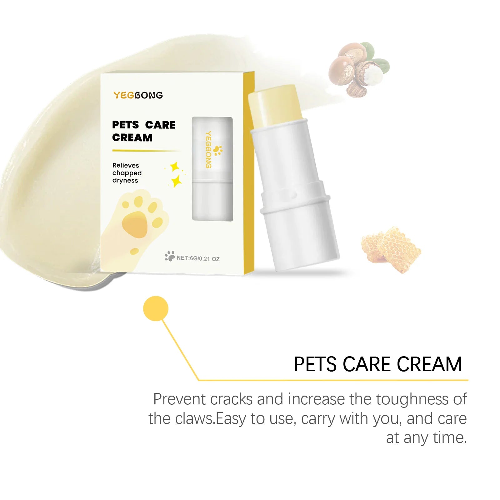 Yegbong 27g Pet Claw Moisturizing Ointment Stick