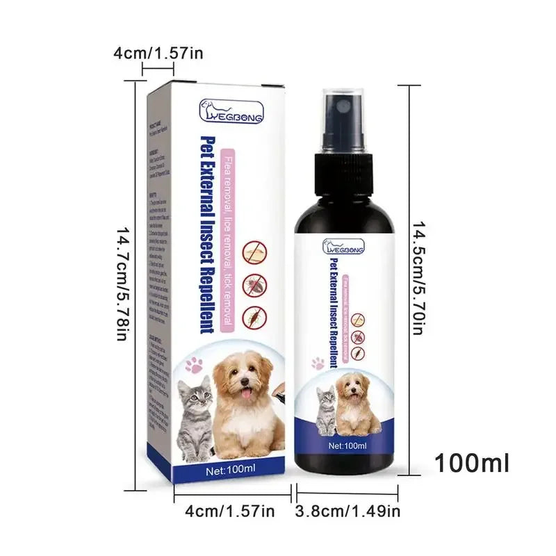 100ml Pet Anti-Flea & Insecticide Drops