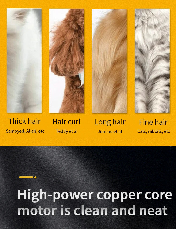 Professional Rechargeable Dog Hair Clipper