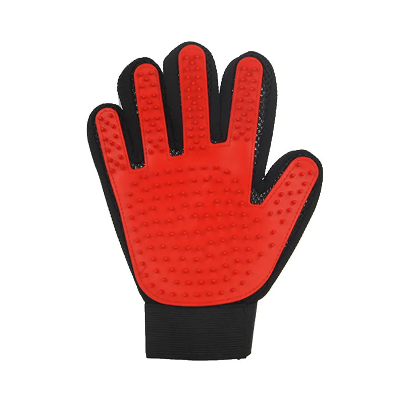 Pet Grooming Glove – Hair Remover & Massager for Cats and Dogs (6 Colors)