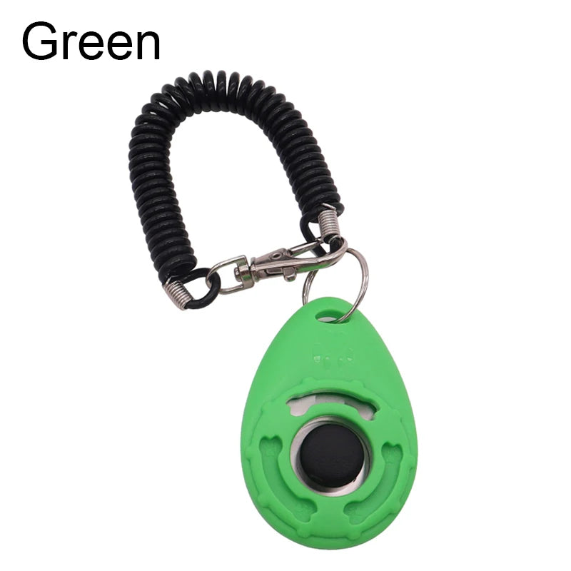 Pet Training Clicker – Adjustable Wrist Strap & Keychain