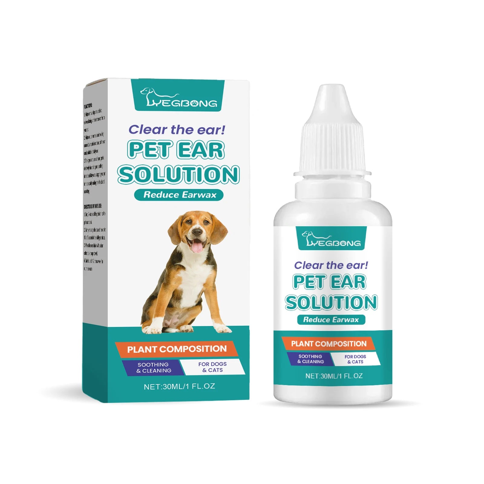 Pet Ear Cleaner – Soothing & Odor Removal