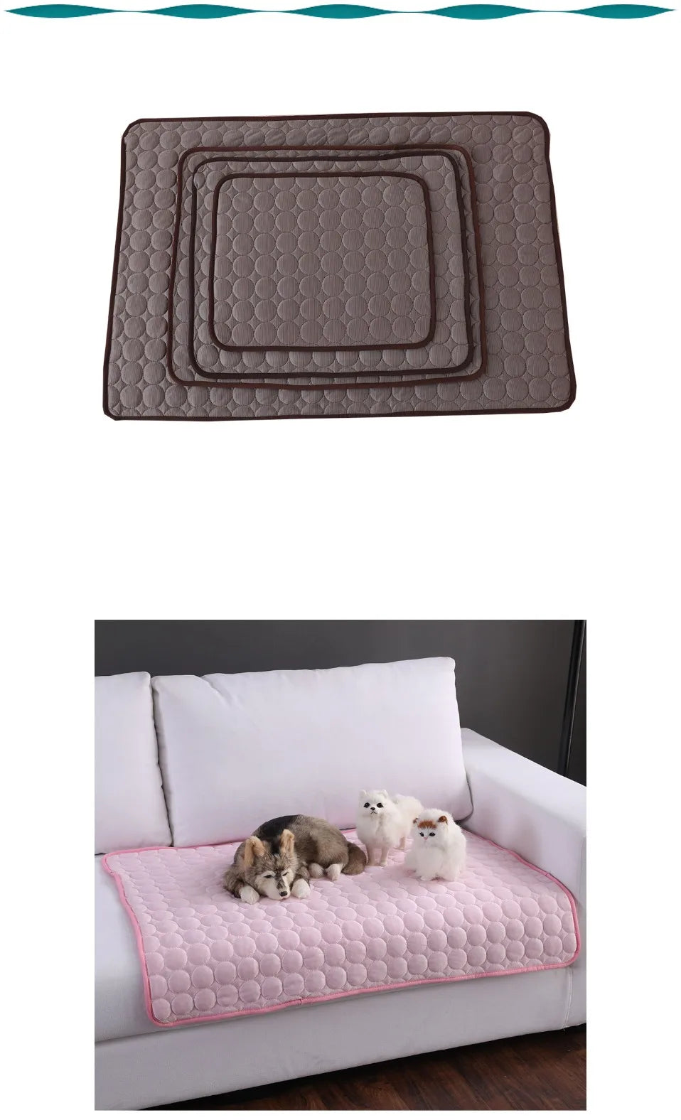 Extra Large Dog & Cat Cooling Mat – Summer Ice Pad