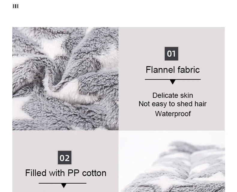 Flannel Pet Sleeping Mat & Sofa Cushion