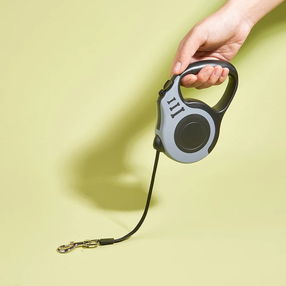 Retractable Dog Leash – 3m/5m Strong Nylon Lead for Small & Medium Pets