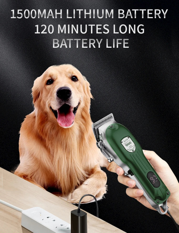 Professional Rechargeable Dog Hair Clipper