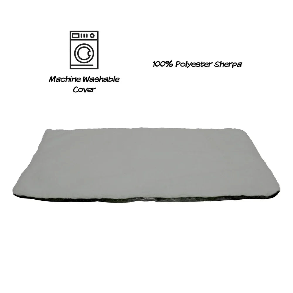 Self-Heating Thermal Pet Bed with Washable Cover