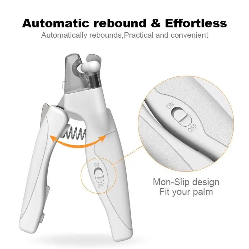 LED Pet Nail Clipper – Safe Trimmer for Dogs & Cats