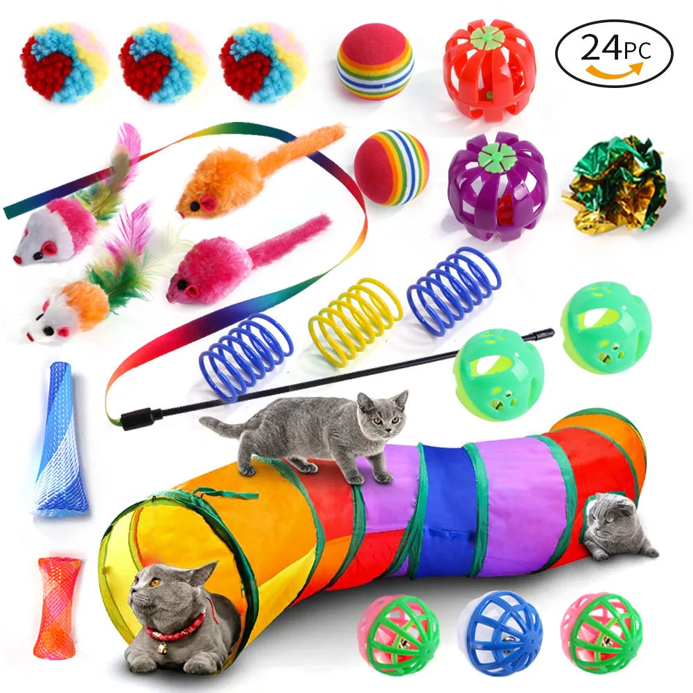 DualPet 20-Piece Kitten Toy Variety Set