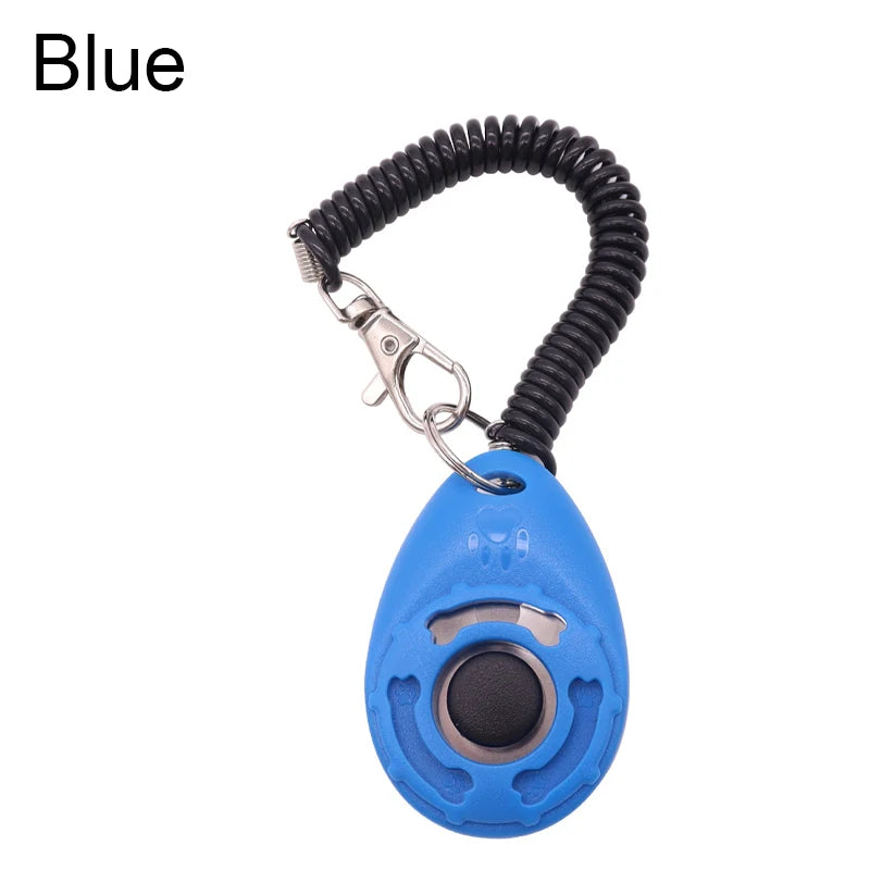 Pet Training Clicker – Adjustable Wrist Strap & Keychain