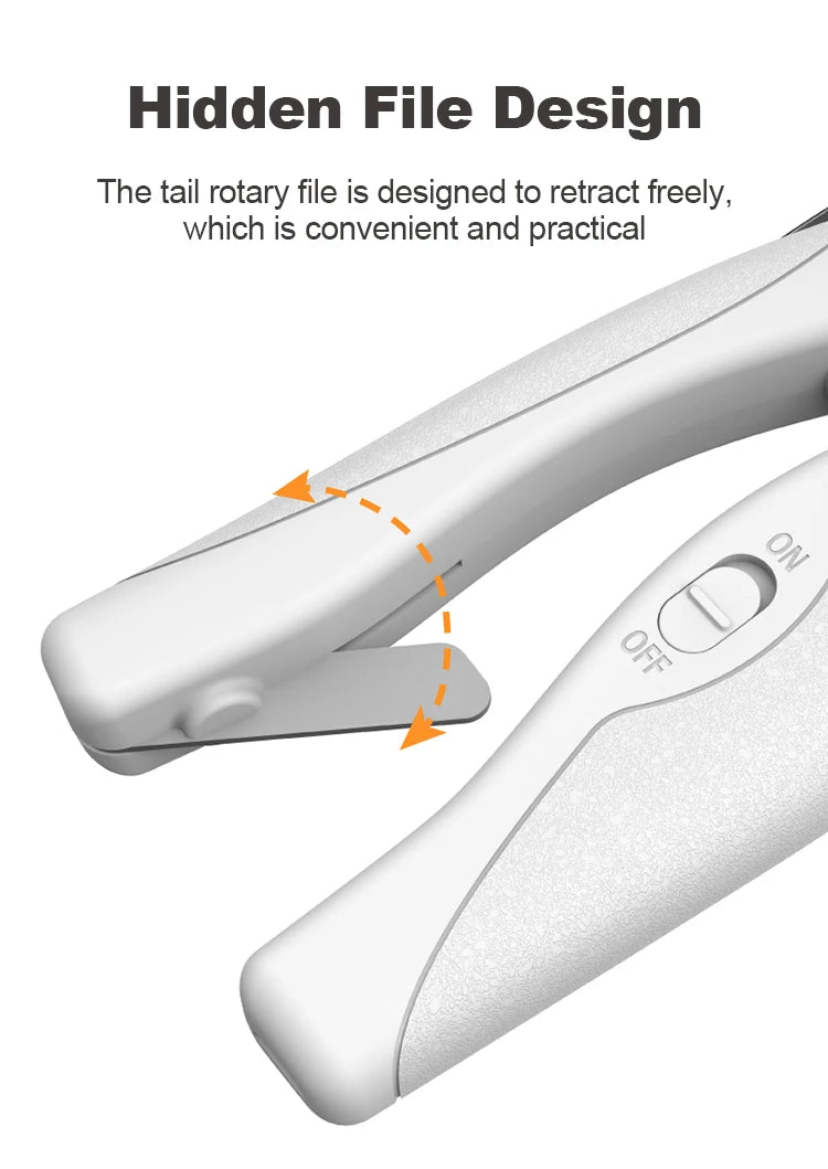 LED Pet Nail Clipper – Safe Trimmer for Dogs & Cats