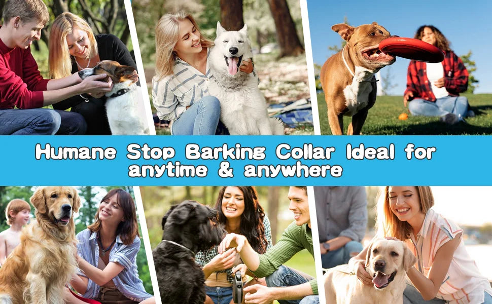 USB Rechargeable Ultrasonic Anti-Bark Dog Collar