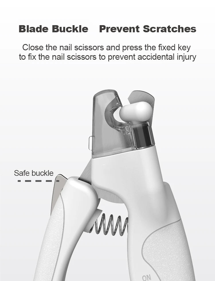 LED Pet Nail Clipper – Safe Trimmer for Dogs & Cats