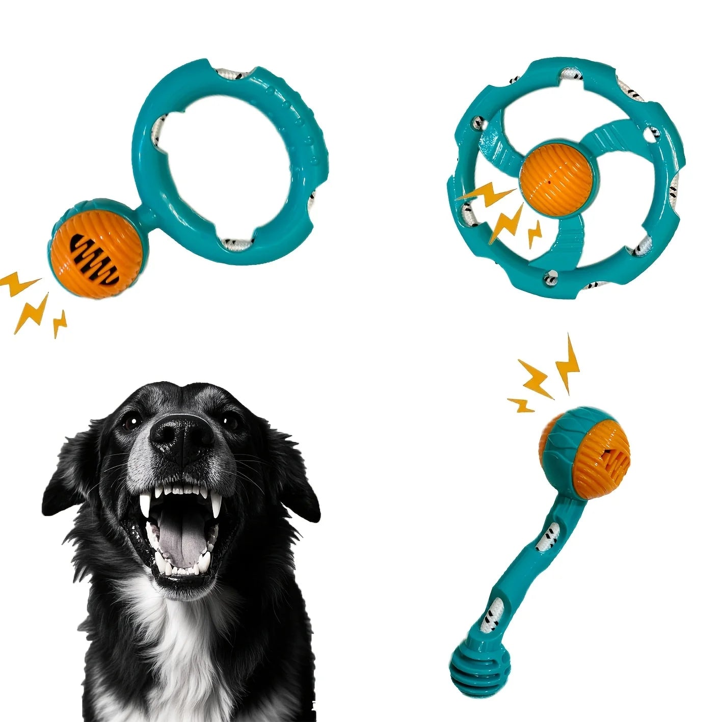 TPR Medium/Large Dog Bite-Resistant Frisbee