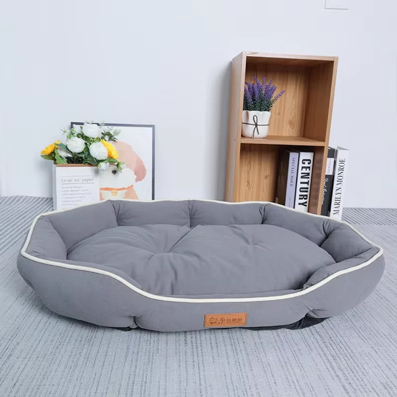 Pet Sofa Bed – Large Dog & Cat Sleeping Cushion for Winter