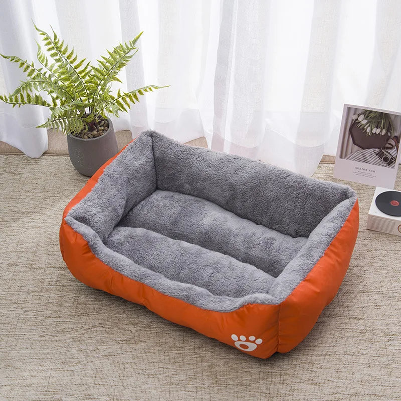 Color Square Waterproof Soft Winter Pet House