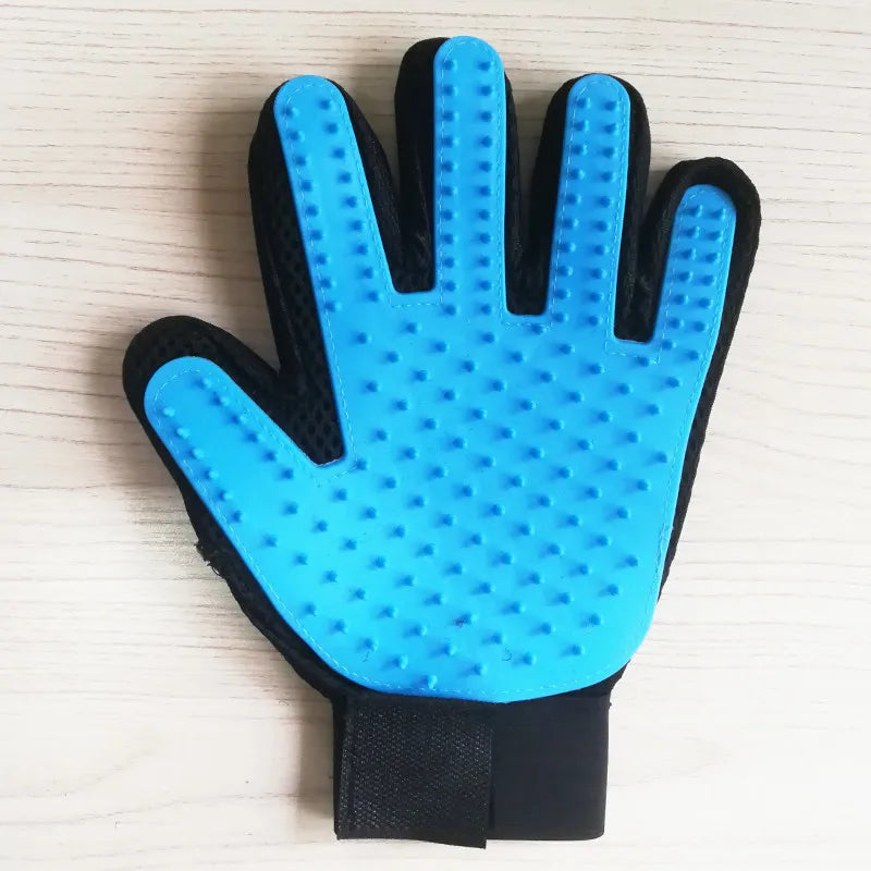 Pet Grooming Glove – Hair Remover & Massager for Cats and Dogs (6 Colors)