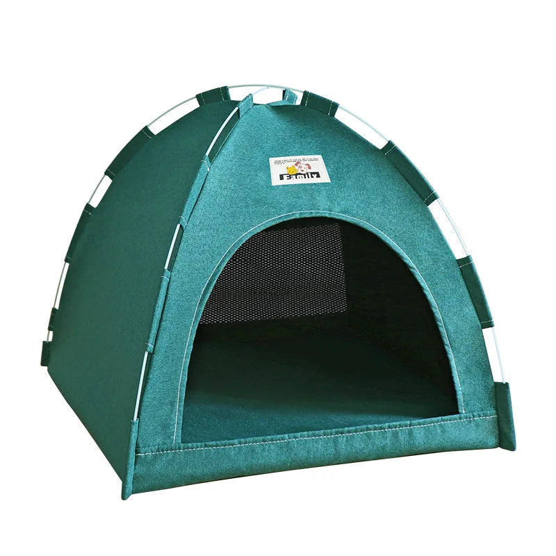 Foldable Four-Seasons Cat & Dog Pet Tent