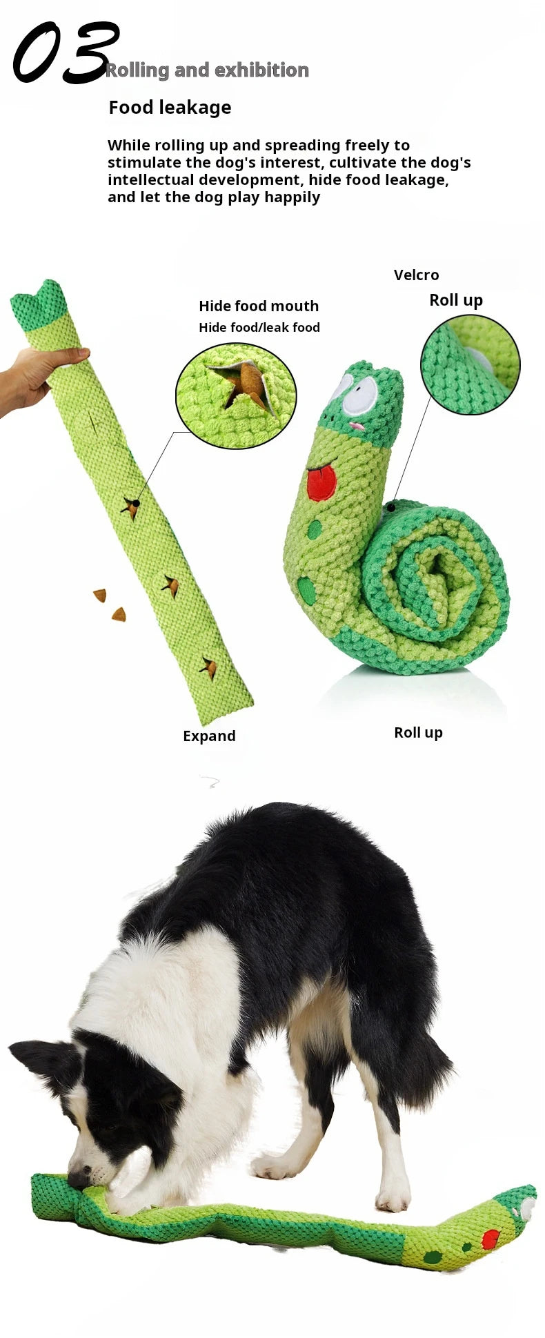 Indestructible Dog Puzzle Feeder with Squeak Toy