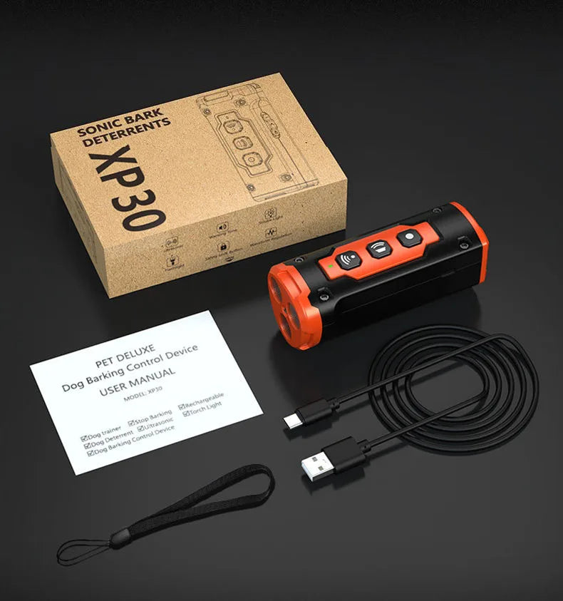 2023 Ultrasonic Rechargeable Dog Bark Deterrent