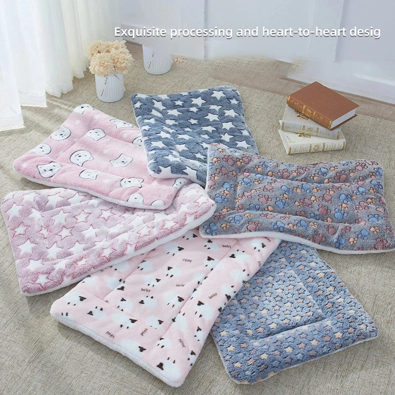 Flannel Pet Sleeping Mat & Sofa Cushion