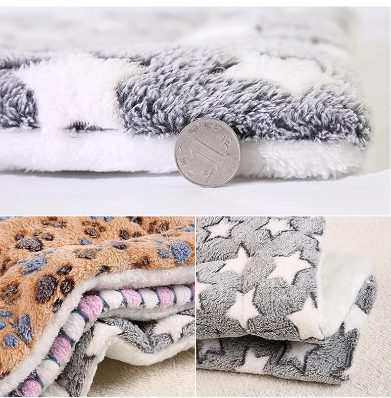 Flannel Pet Sleeping Mat & Sofa Cushion