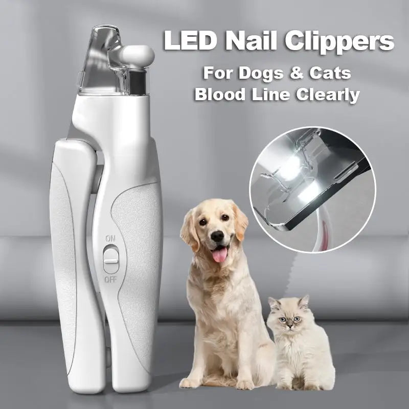 LED Pet Nail Clipper – Safe Trimmer for Dogs & Cats