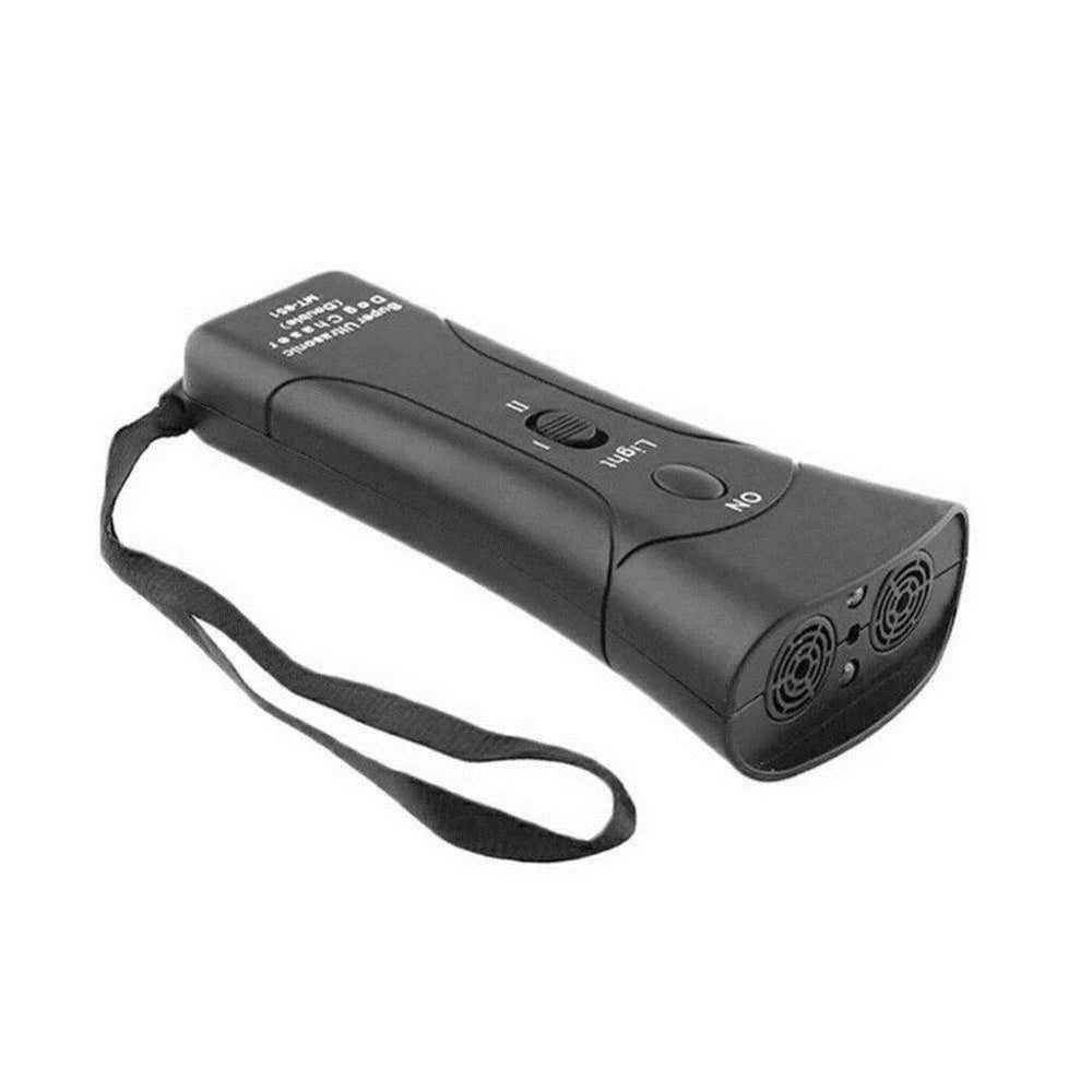 Ultrasonic Dog Training Device – LED & Laser No-Bark Repeller