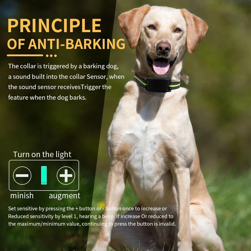 USB Rechargeable Anti-Bark Dog Training Collar