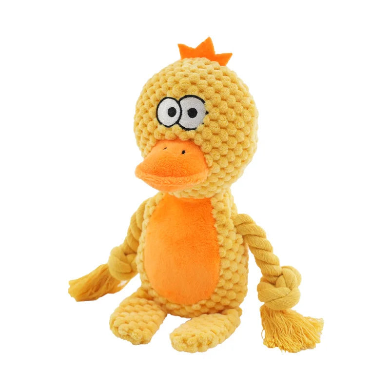 Indestructible Raw Joint Plush Dog Chew Toy